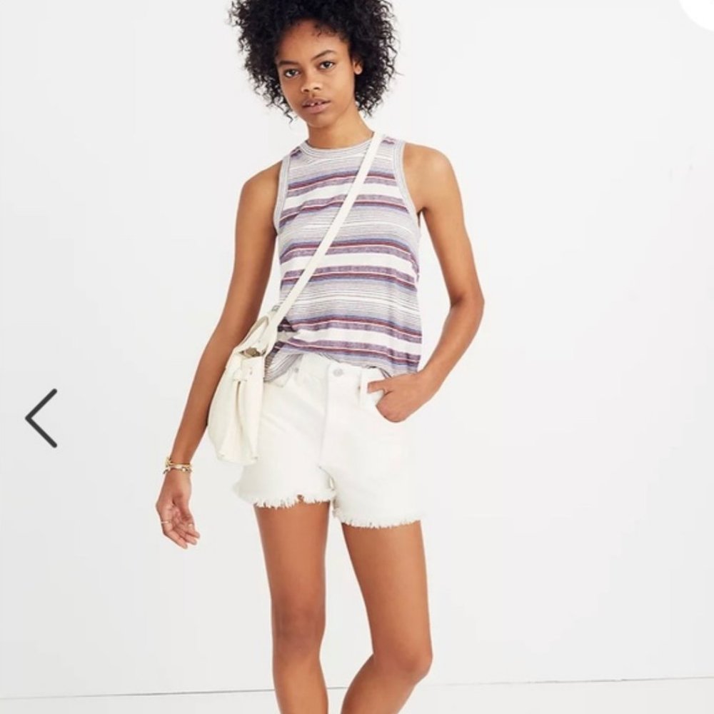 Madewell Carita Striped Tank Top